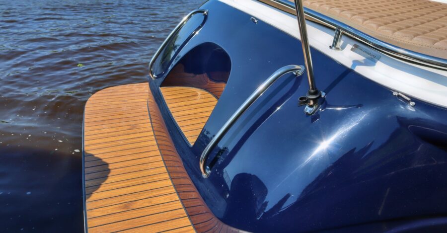 maritieme details van een luxe sloep